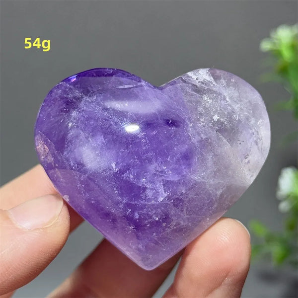 Purple Amethyst Heart-ToShay.org