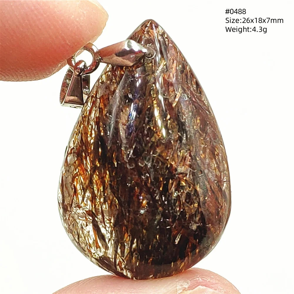 Black Rutilated Copper Quartz-ToShay.org