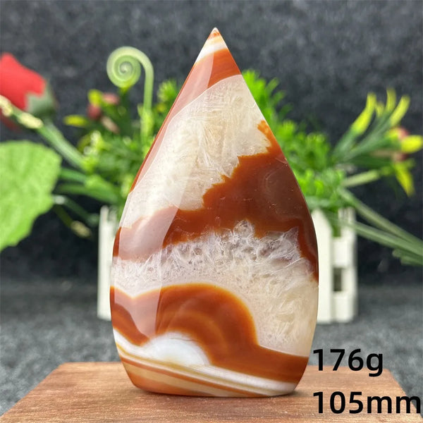 Red Carnelian Striped Agate-ToShay.org