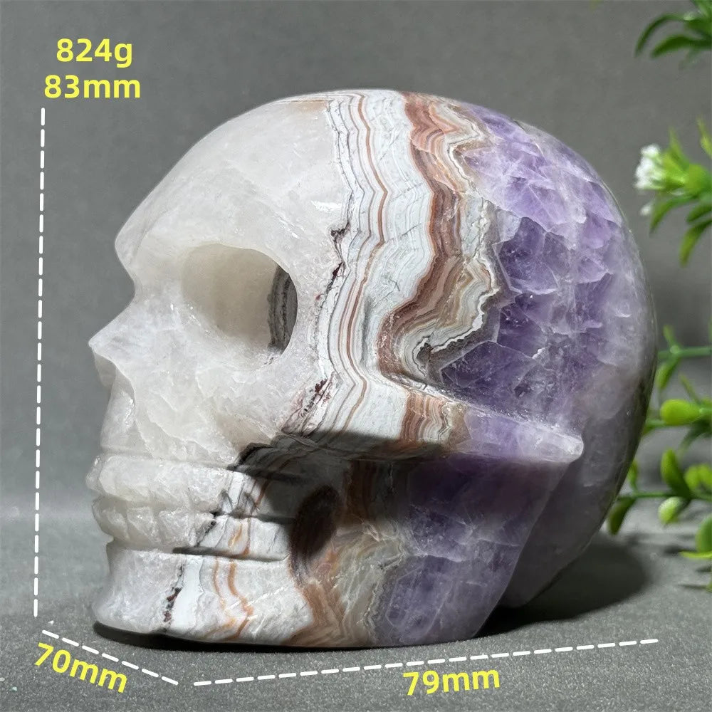 Purple Dream Amethyst Skull-ToShay.org