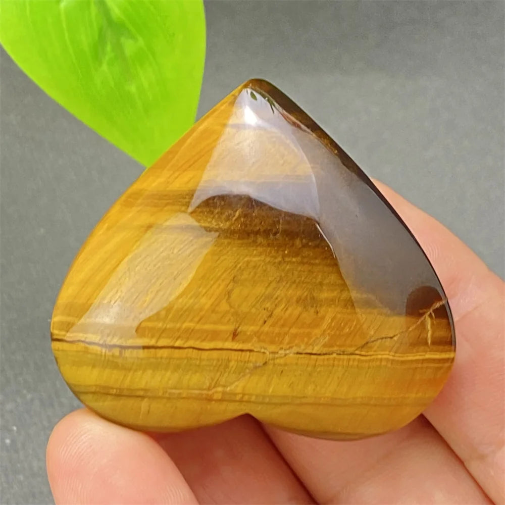 Yellow Tiger Eye Heart-ToShay.org