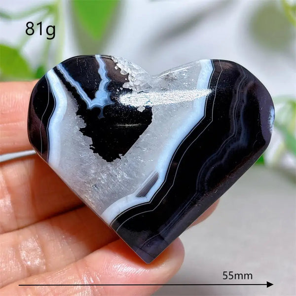 Black Agate Heart-ToShay.org