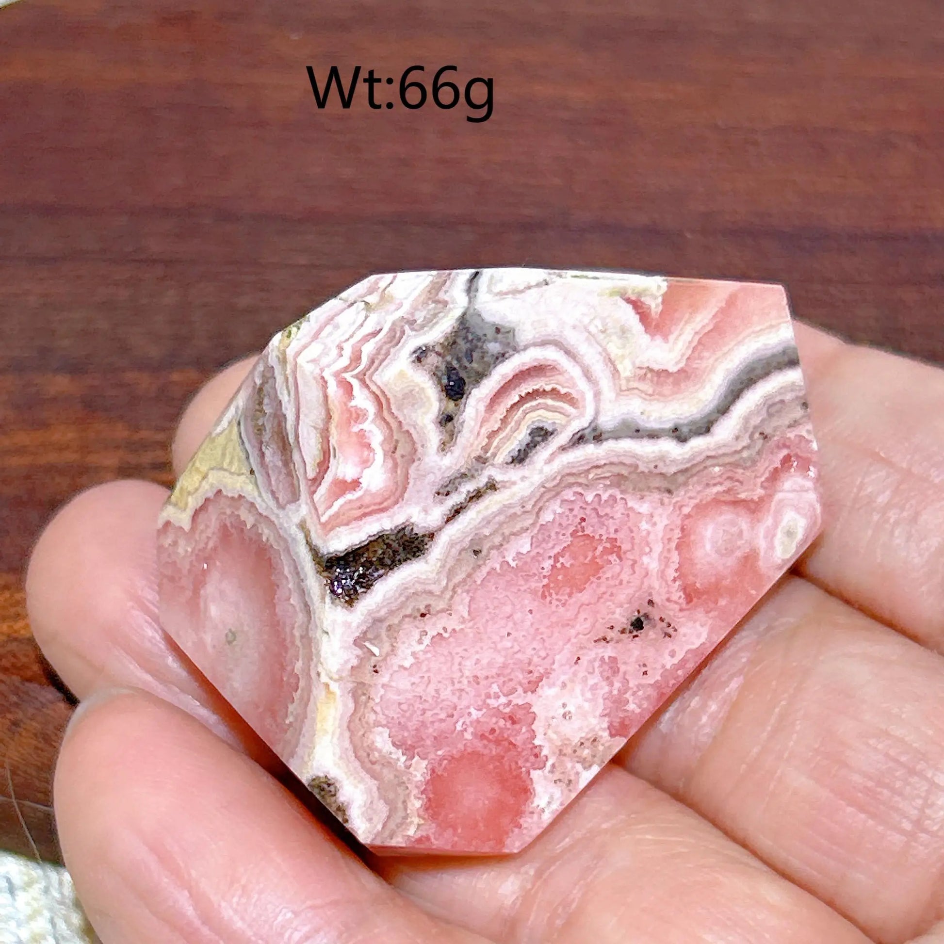Pink Rhodochrosite Stone-ToShay.org