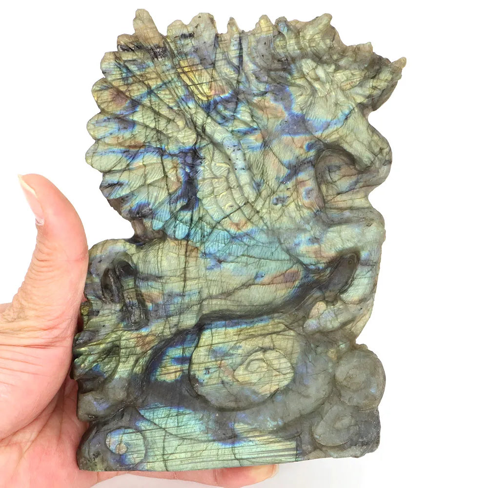 Blue Labradorite Unicorn-ToShay.org