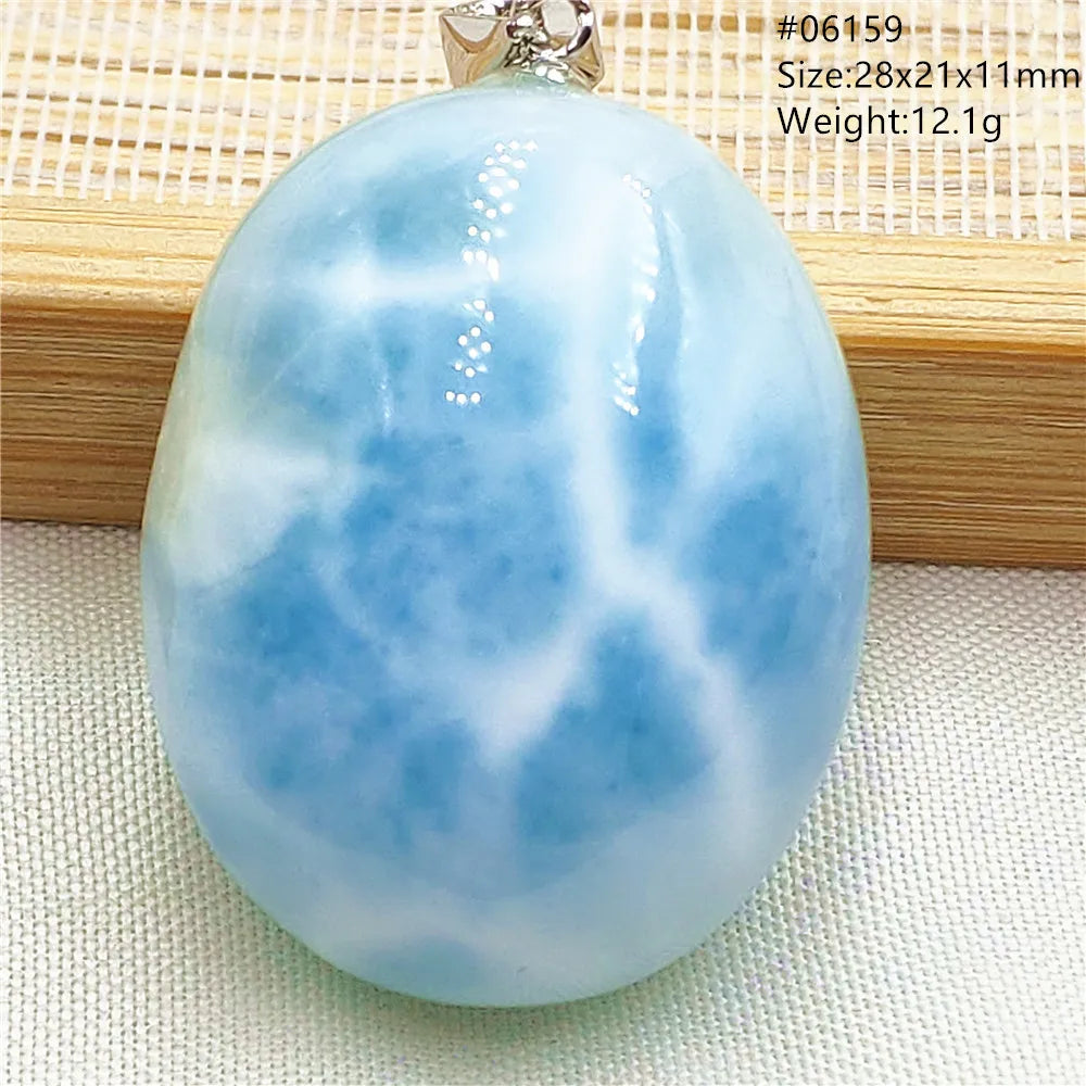 Blue Larimar Pendant-ToShay.org