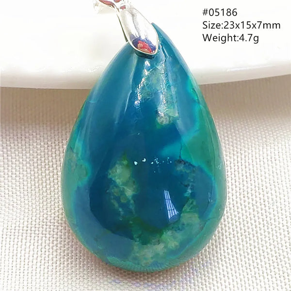Blue Green Malachite Pendant-ToShay.org