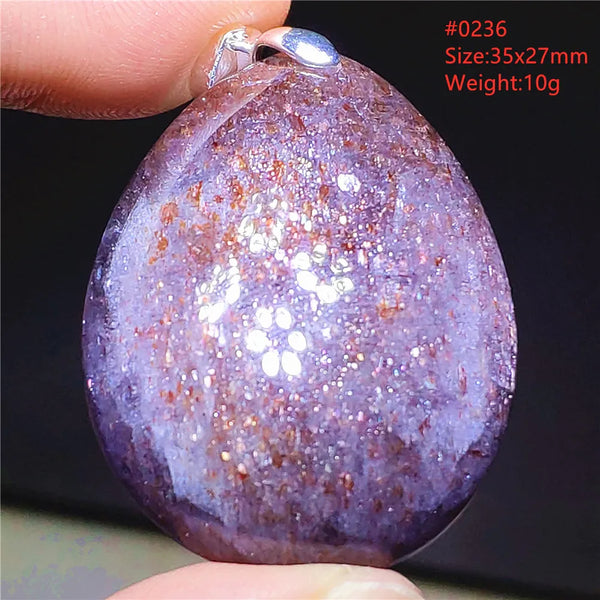 Blue Blood Red Lolite Pendant-ToShay.org