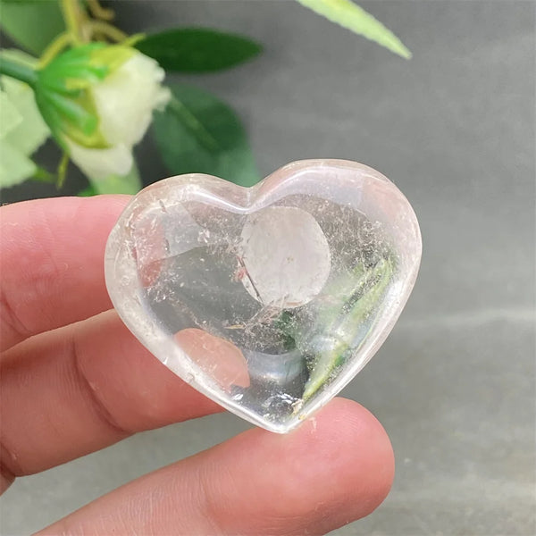 Clear Crystal Heart-ToShay.org