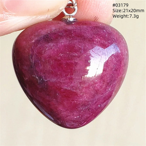 Red Ruby Zoisite Pendant-ToShay.org