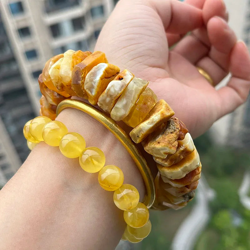 Yellow Amber Bracelets-ToShay.org