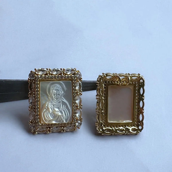 White Pearl Shell Pendant-ToShay.org