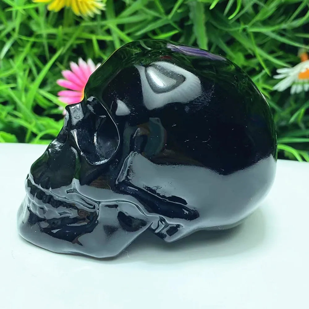 Black Obsidian Skull-ToShay.org
