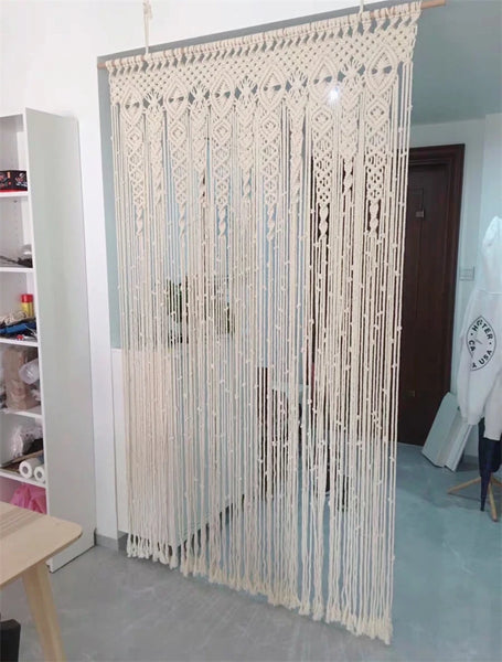 Macrame Curtain-ToShay.org