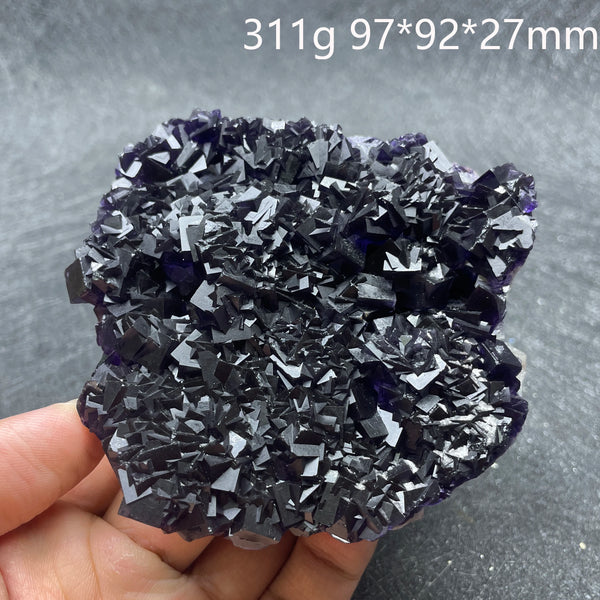 Purple Fluorite Crystal Cluster-ToShay.org