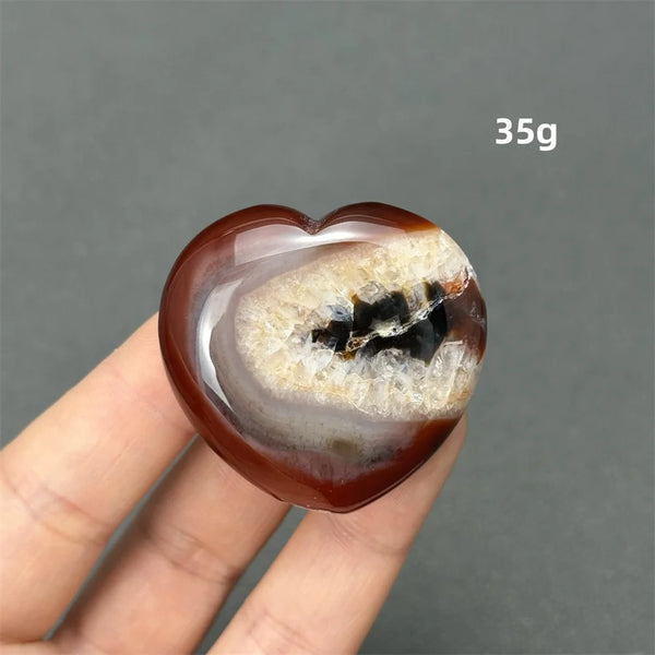 Orange Carnelian Heart-ToShay.org