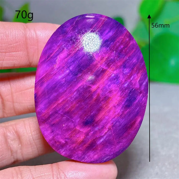 Violet Moonstone Palm Stone-ToShay.org