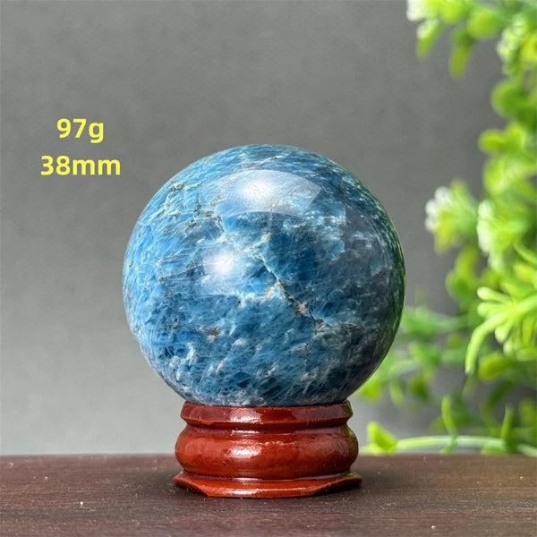 Blue Apatite Quartz Ball-ToShay.org