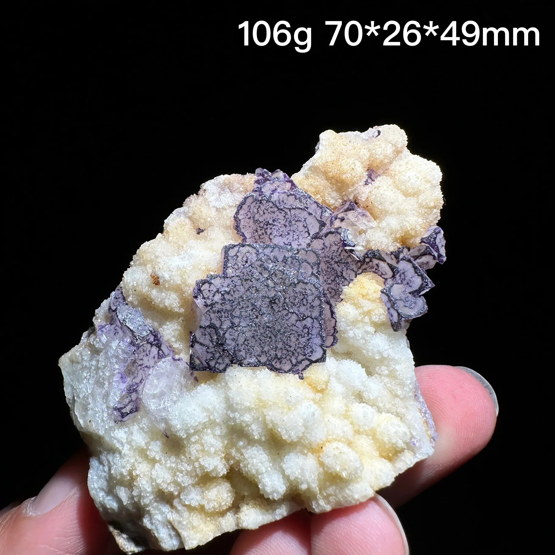Purple Fluorite Crystal-ToShay.org