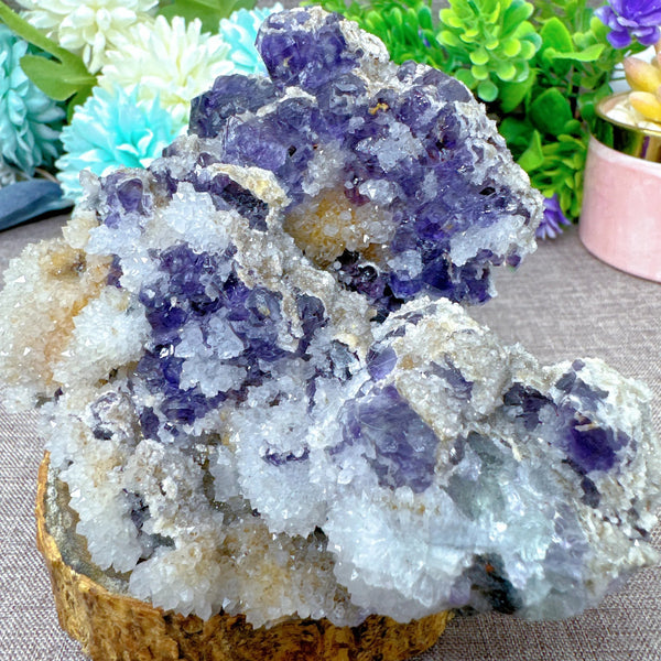Blue Fluorite Crystal-ToShay.org