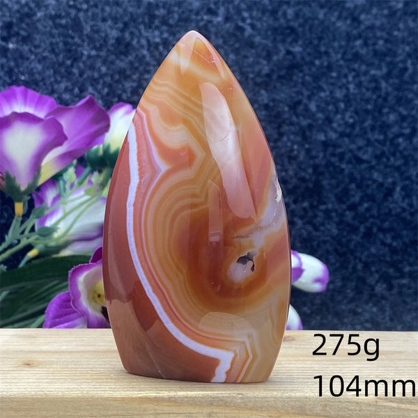 Red Lace Agate Flame-ToShay.org