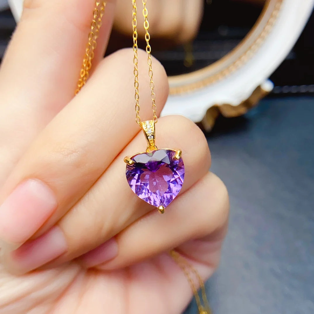 Purple Amethyst Pendant-ToShay.org