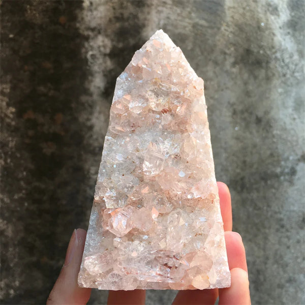 Clear Crystal Cluster Tower-ToShay.org