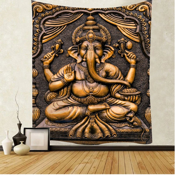 Buddha Ganesha Tapestry-ToShay.org