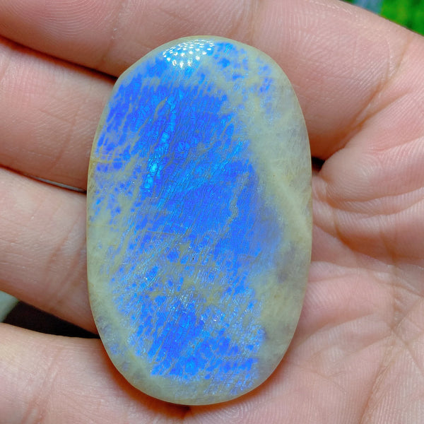 Blue Moonstone Palm Stones-ToShay.org