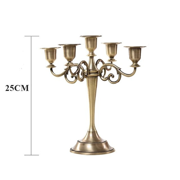 Bronze Embossed Candelabras-ToShay.org