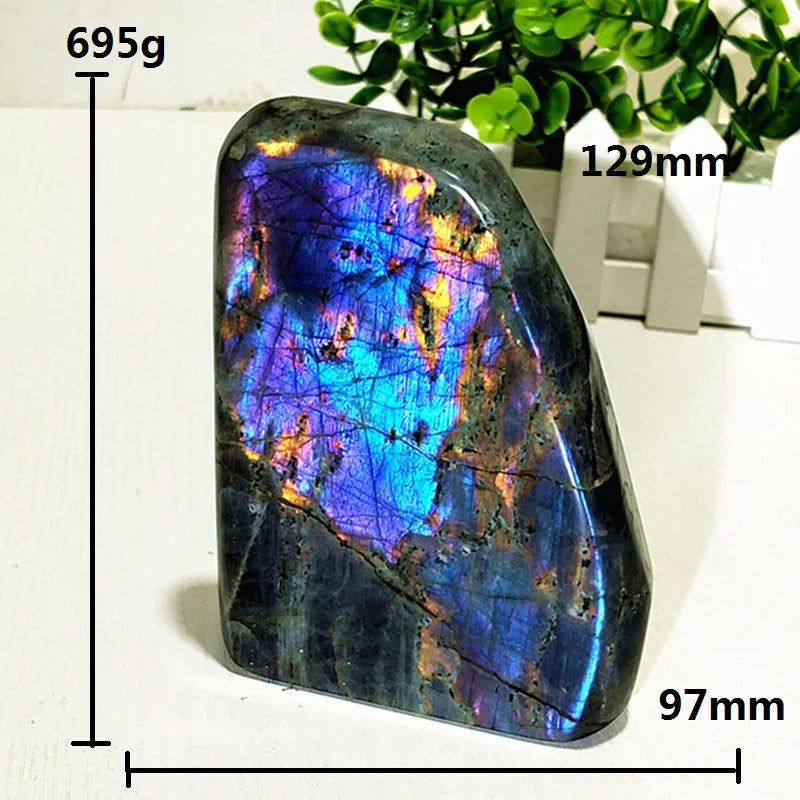 Purple Labradorite Crystal-ToShay.org
