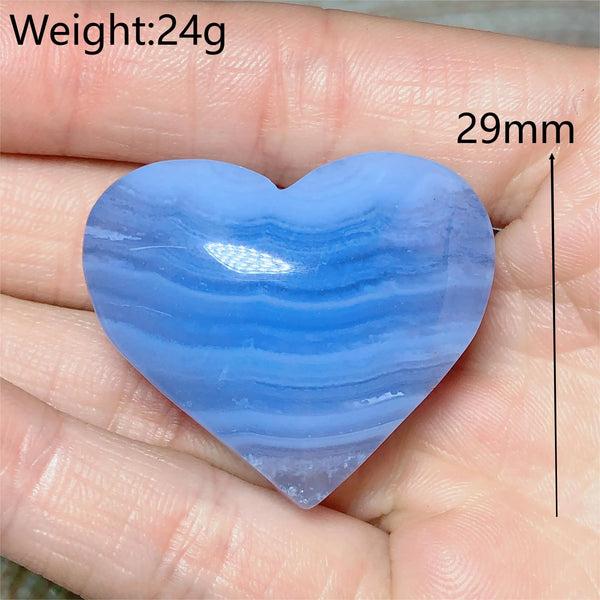 Blue Lace Agate Heart-ToShay.org