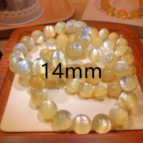 Gold Lepidolite Kunzite Bracelet-ToShay.org