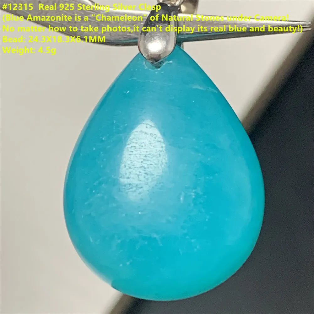 Blue Amazonite Pendants-ToShay.org