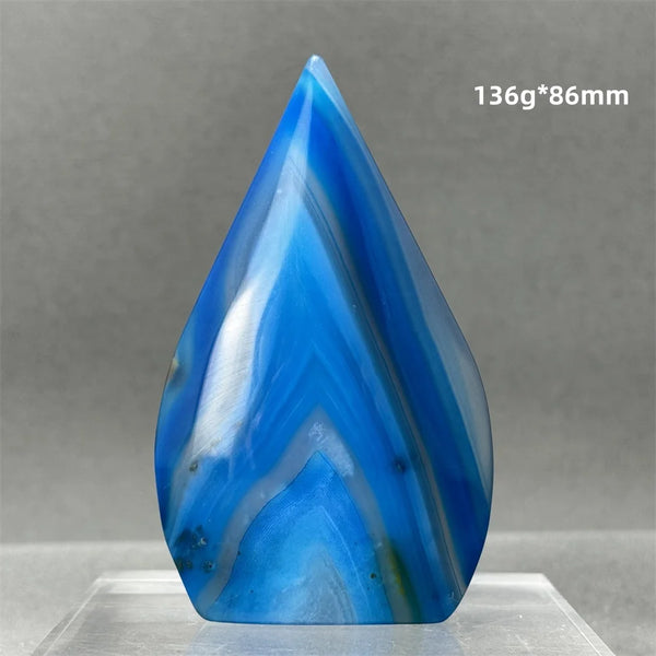 Blue Agate Torch-ToShay.org