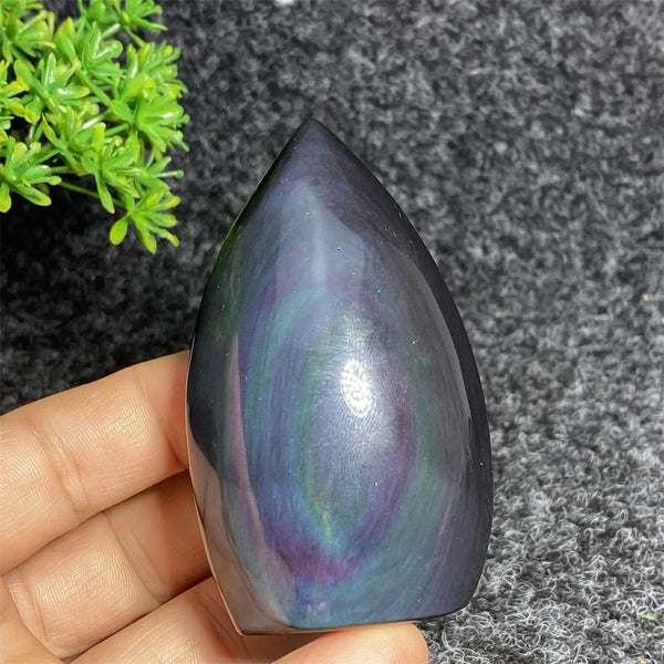 Rainbow Obsidian Torch-ToShay.org