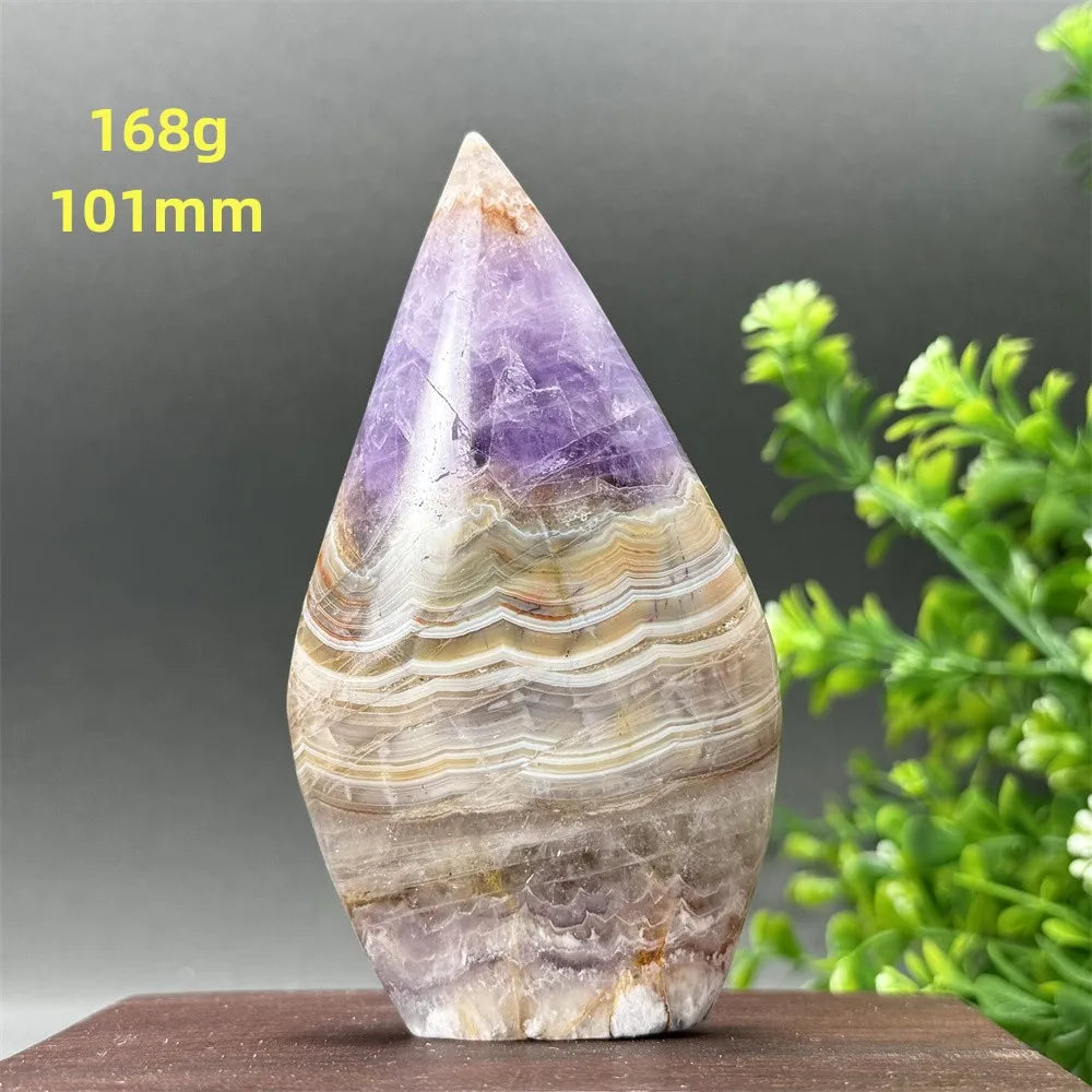 Purple Amethyst Agate Torch-ToShay.org