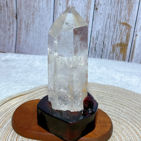 Clear Crystal Quartz Tower-ToShay.org