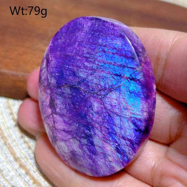 Purple Violet Rainbow Moonstone-ToShay.org