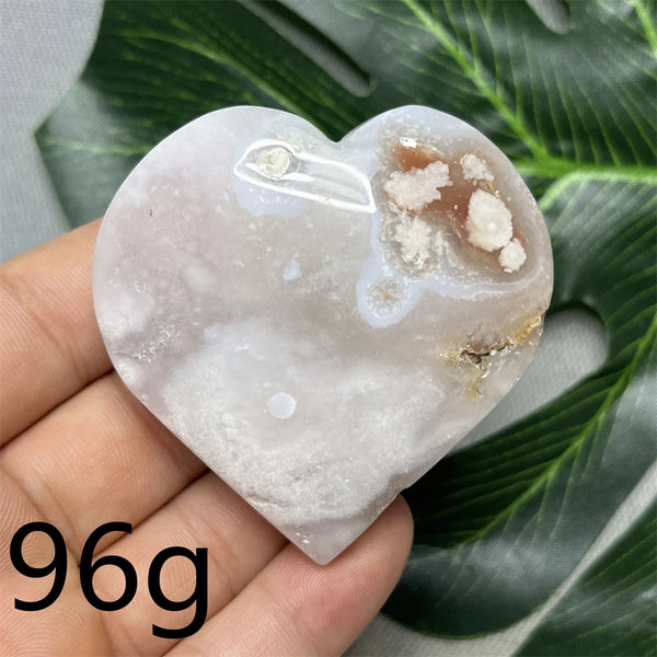 Pink Amethyst Agate Heart-ToShay.org