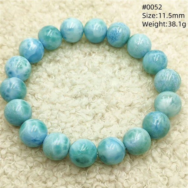 Blue Larimar Bead Bracelet-ToShay.org