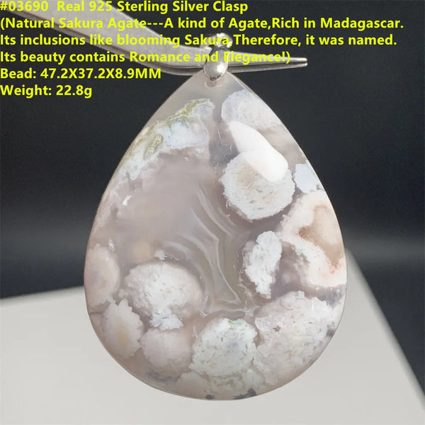 Pink Sakura Agate Pendants-ToShay.org