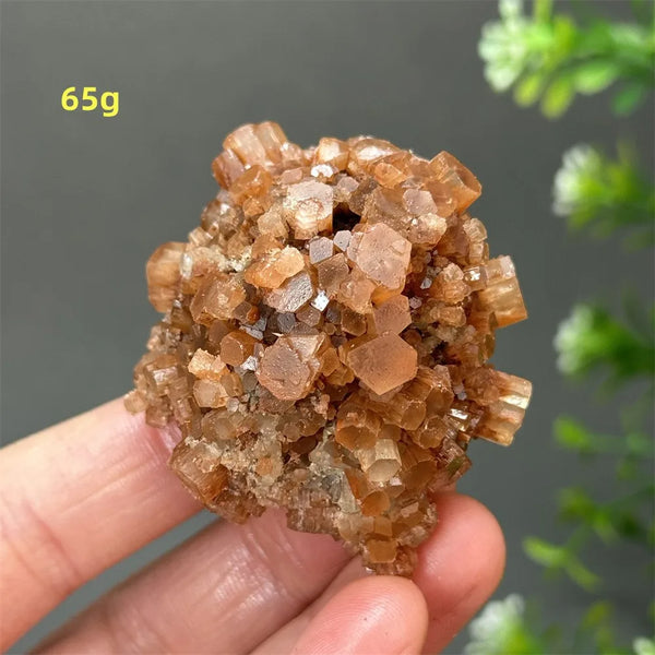 Orange Aragonite Crystal Cluster-ToShay.org