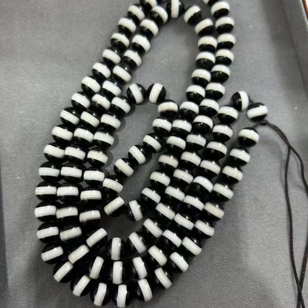 Black White Agate Beads-ToShay.org