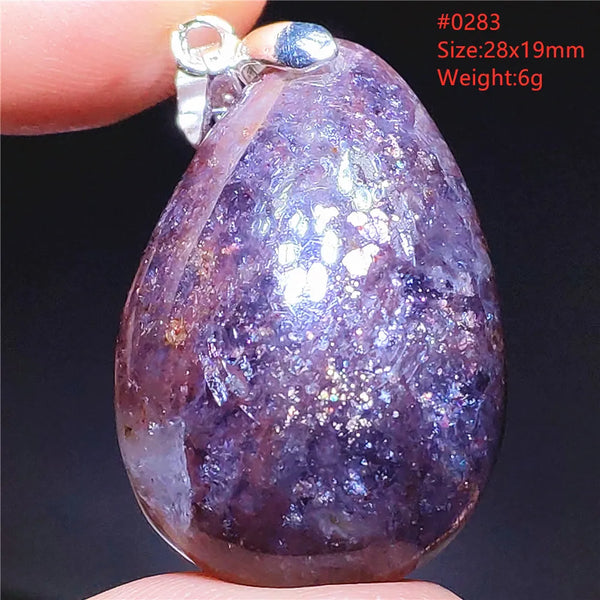 Red Blue Lolite Pendant-ToShay.org