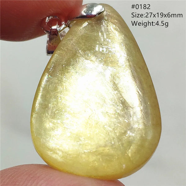 Gold Lepidolite Flash Pendant-ToShay.org