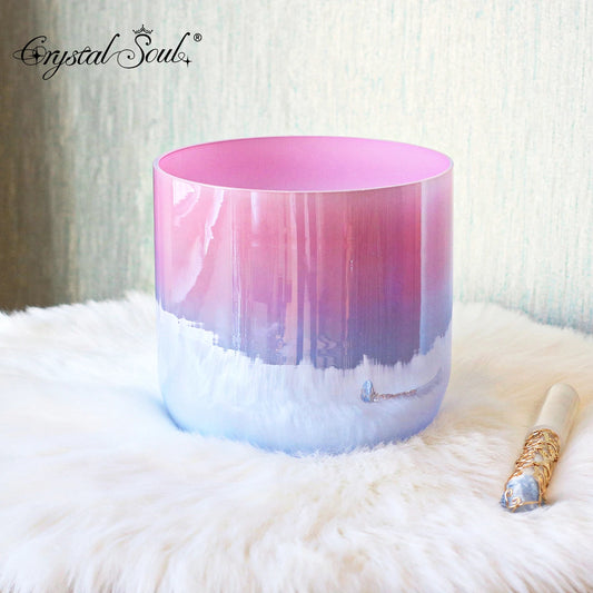 Pink Blue Crystal Bowl Singing-ToShay.org