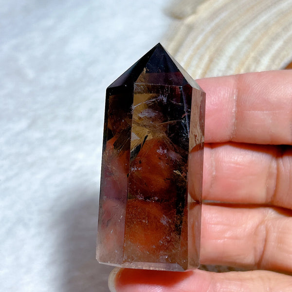 Smokey Rainbow Quartz Point-ToShay.org