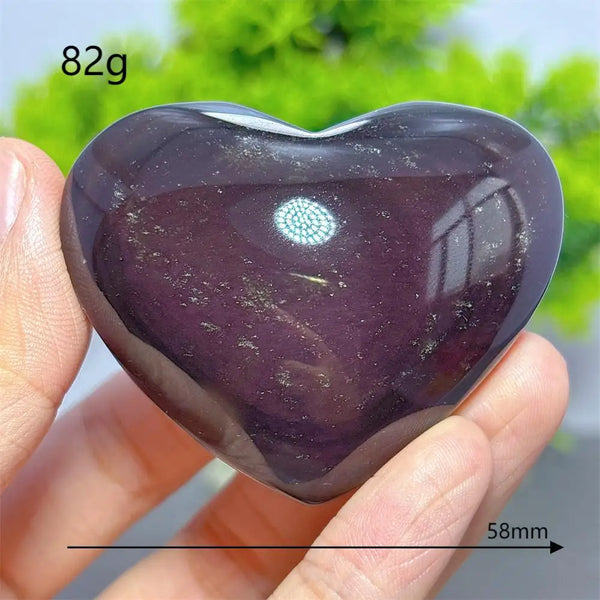 Rainbow Obsidian Heart-ToShay.org
