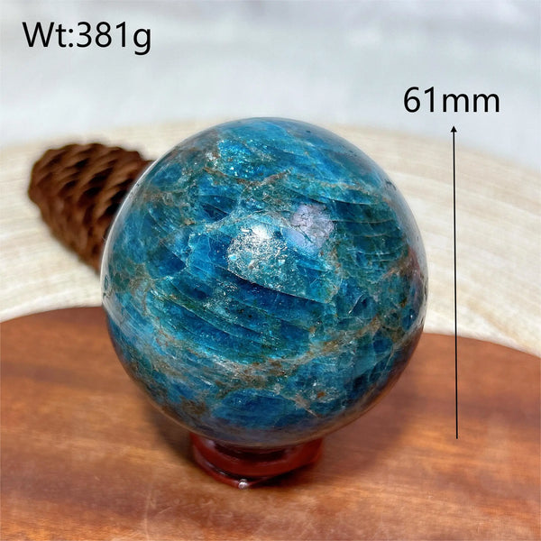 Blue Apatite Ball-ToShay.org