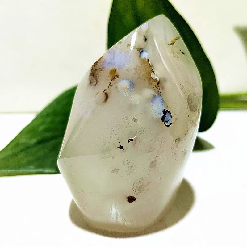 Yellow Moss Agate Flame-ToShay.org